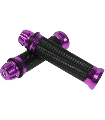 Amazon | アルミ製 ハンドル グリップ 22.2mm バーエンド 一体型